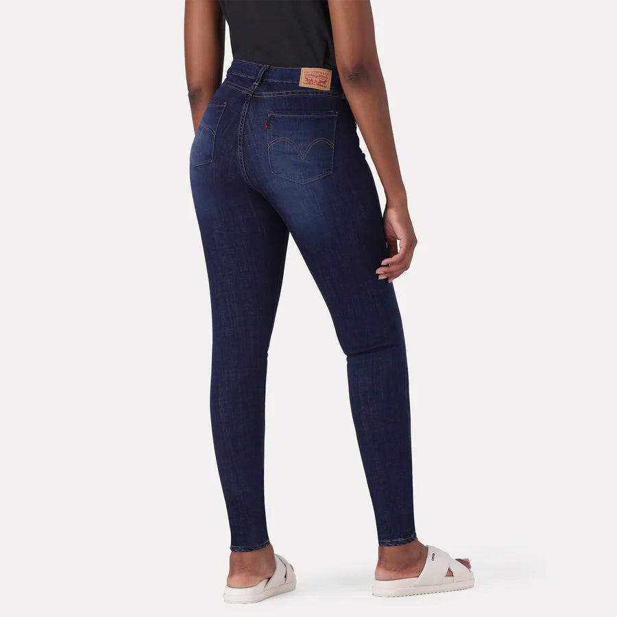 Calças Levis CURVY SUPER SKINNY CHELSEA CARBON GLOW