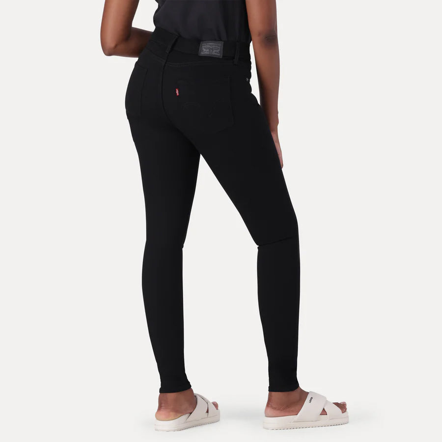 Calças Levis CURVY SKINNY SOFT BLACK