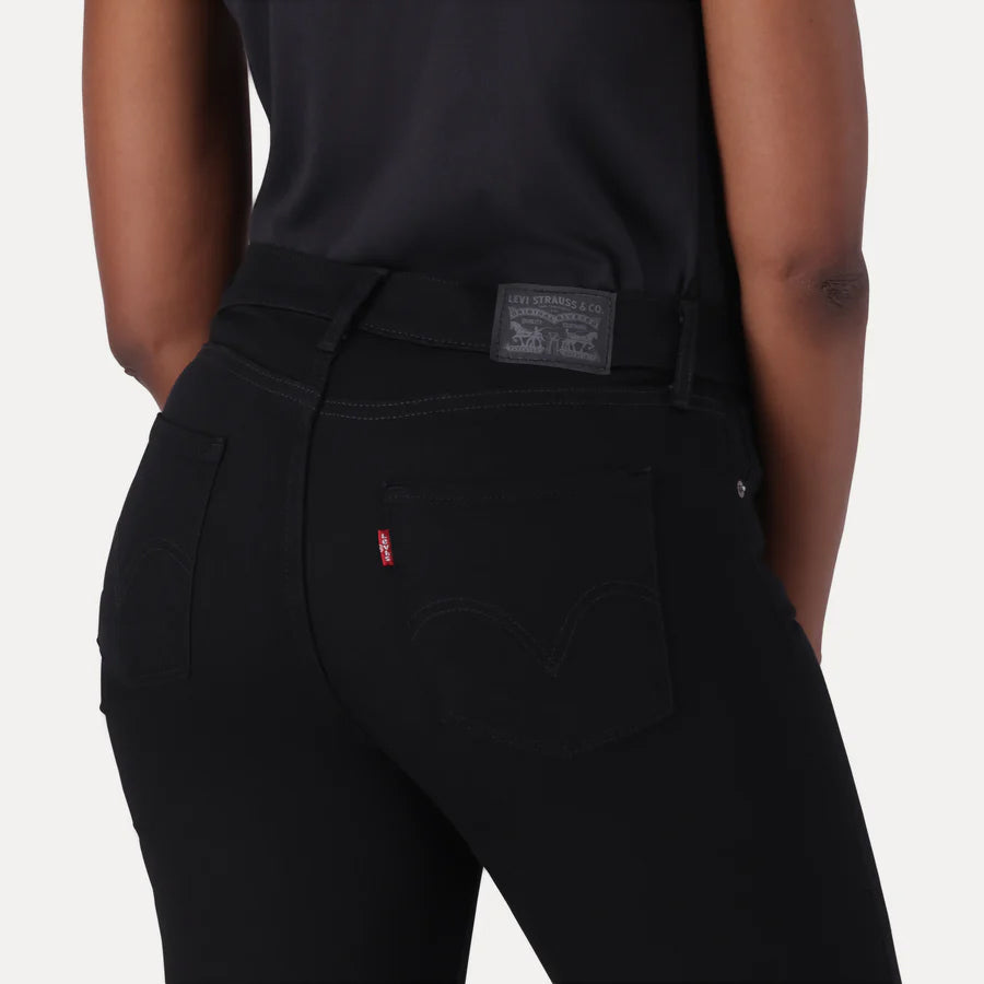 Calças Levis CURVY SKINNY SOFT BLACK