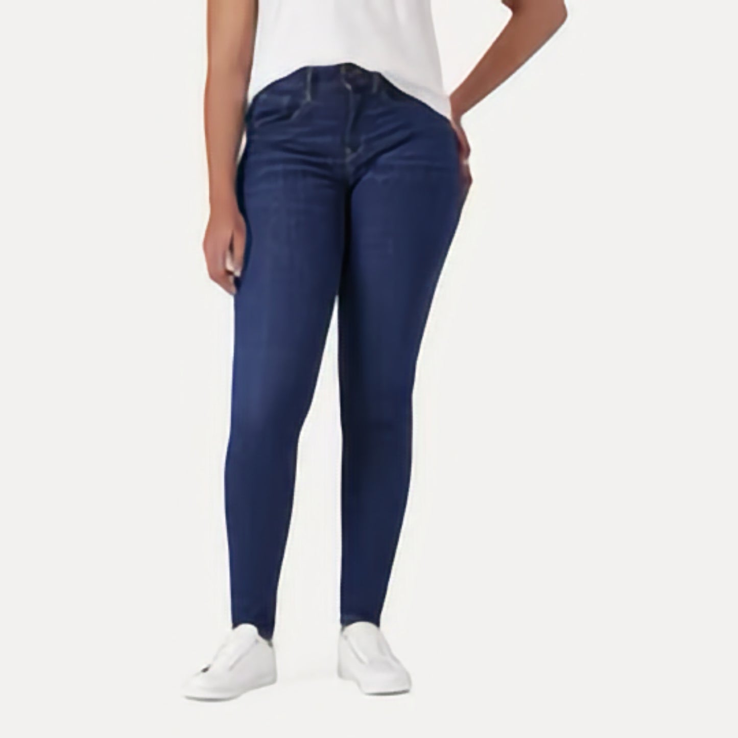 Calças Levis CURVY HIRISE SUPERSKINNY BLUE WAVE DARK