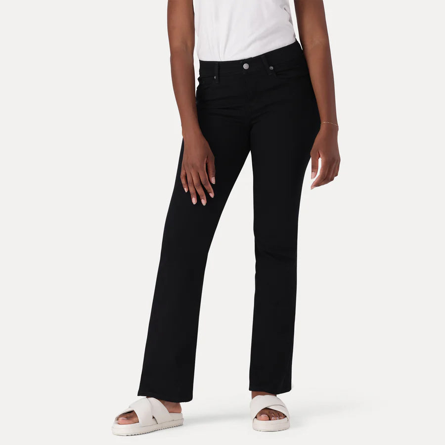 Calças Levis CURVY FLARE SOFT BLACK