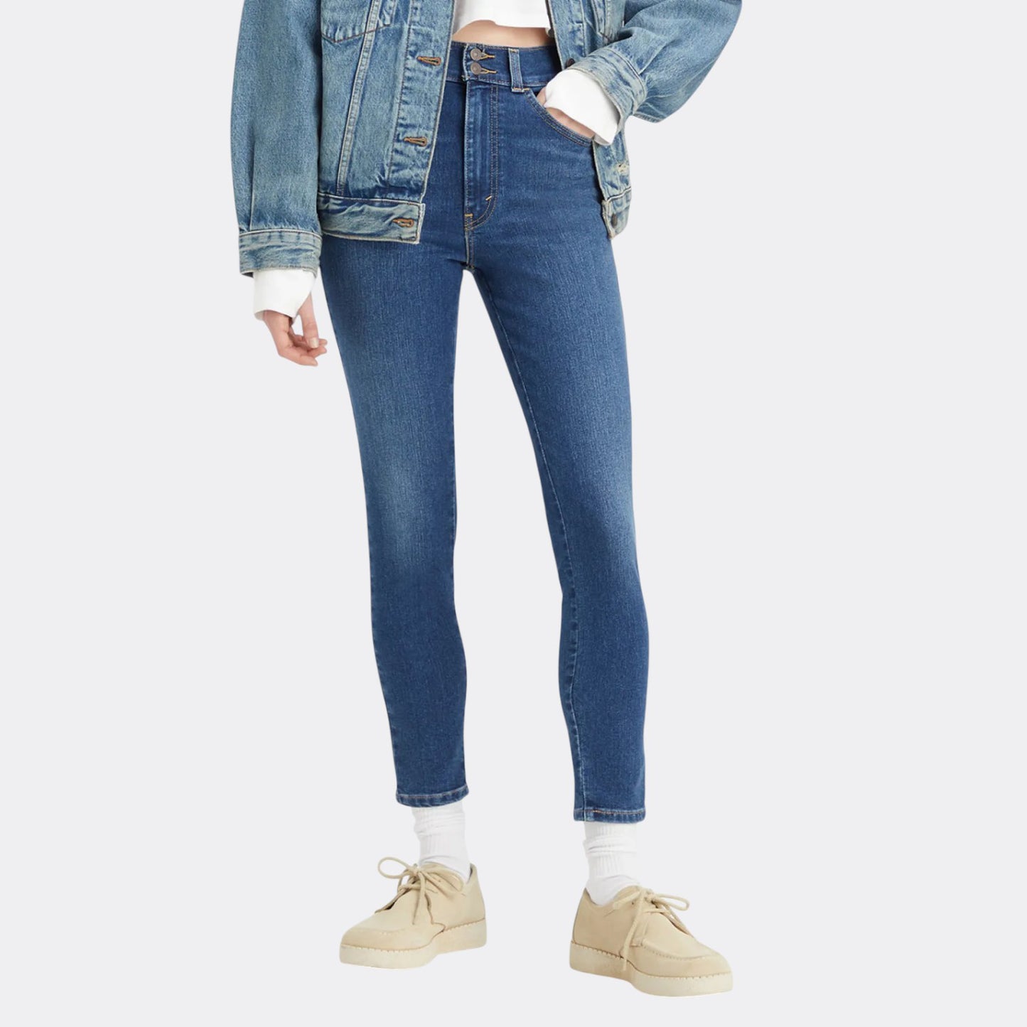 Calças Levis RETRO HIGH SKINNY DB STREAM OF THOUGHT