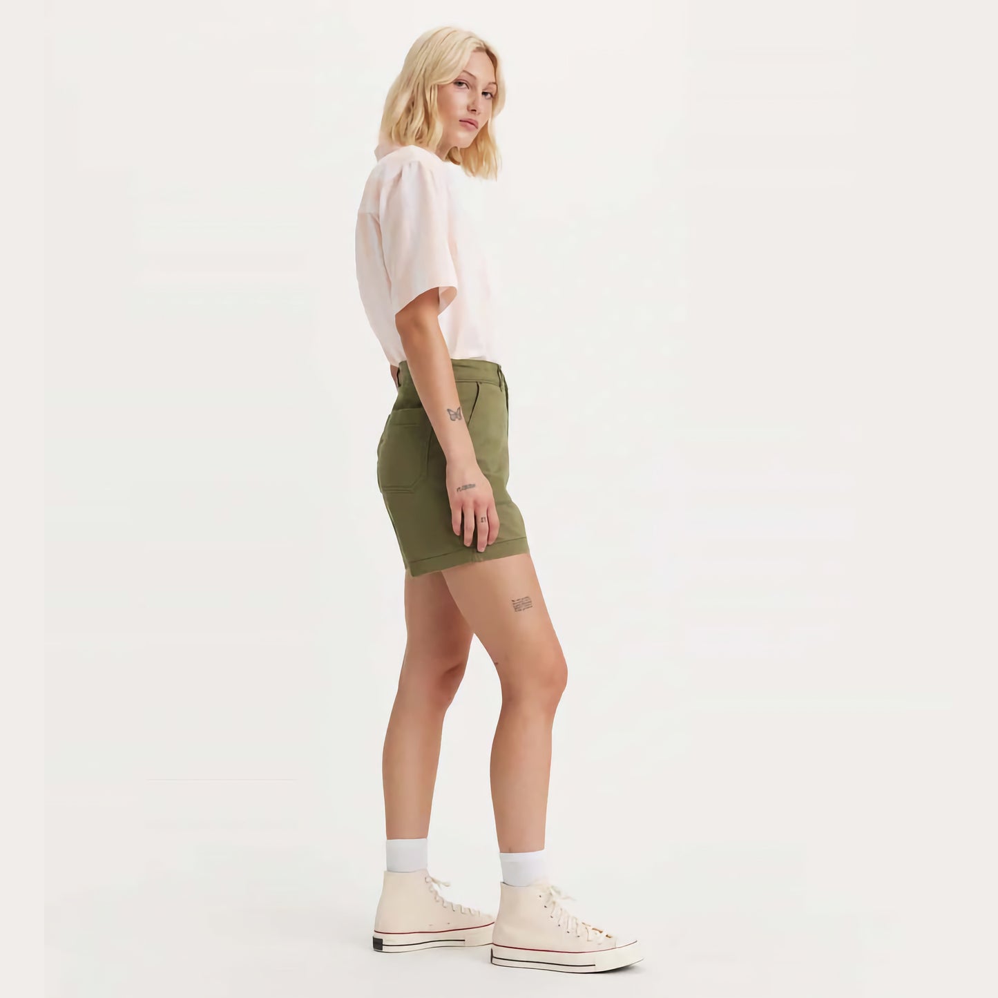 Calças Levis UTILITY SHORT OLIVE NIGHT