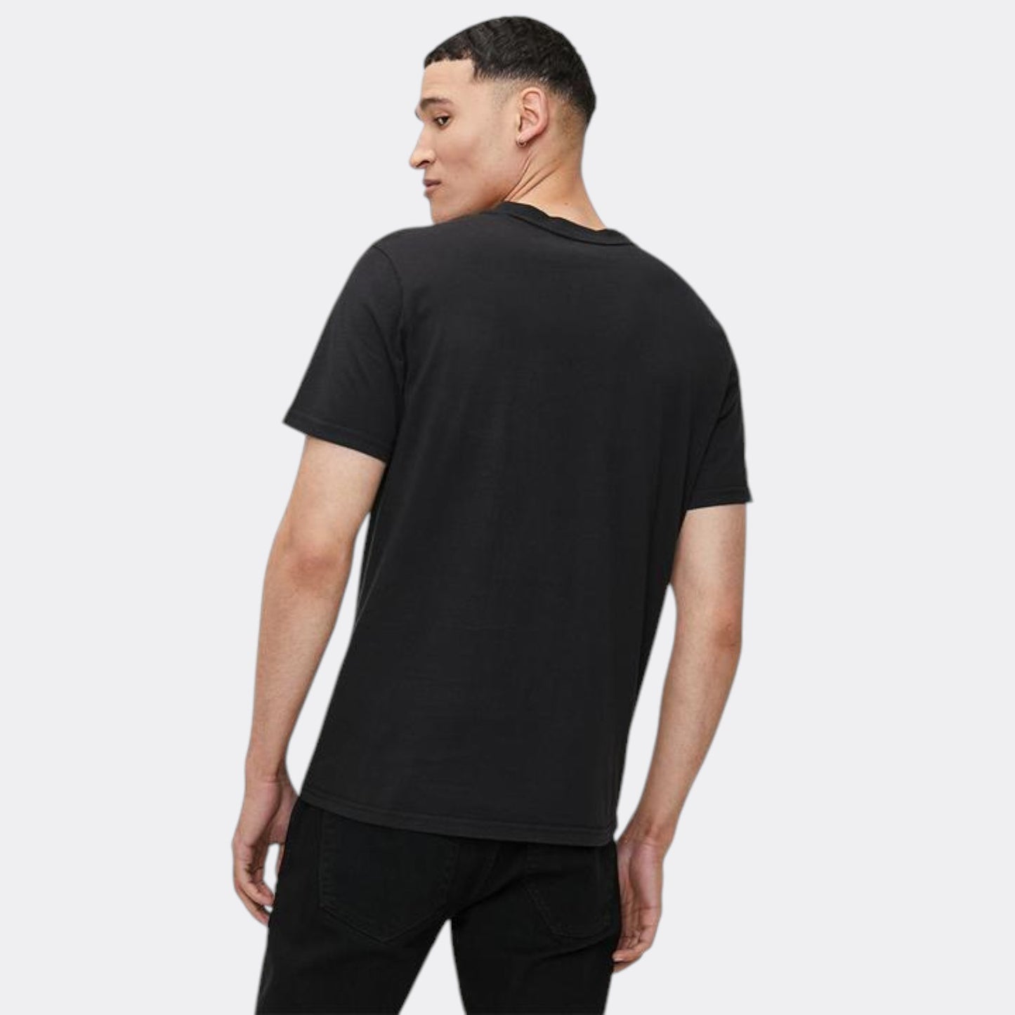 T-Shirt Levis CLASSIC HENLEY HM TEE MINERAL BLACK