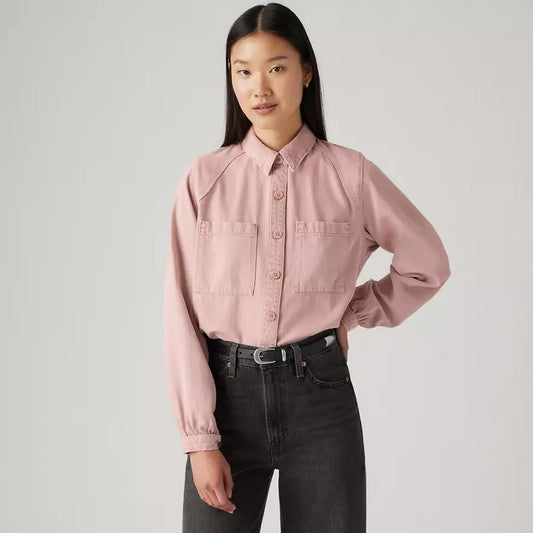 Camisa Levis TYLA SHIRT DUSTY PALE MAUVE