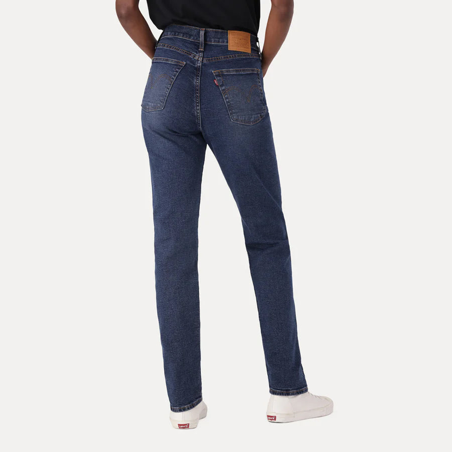 Calças Levis WEDGIE STRAIGHT INDIFFERENT INDIGO