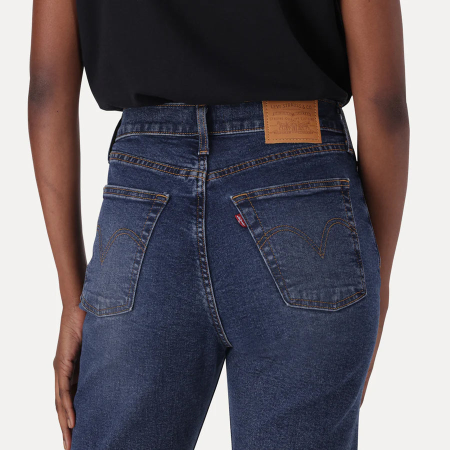 Calças Levis WEDGIE STRAIGHT INDIFFERENT INDIGO